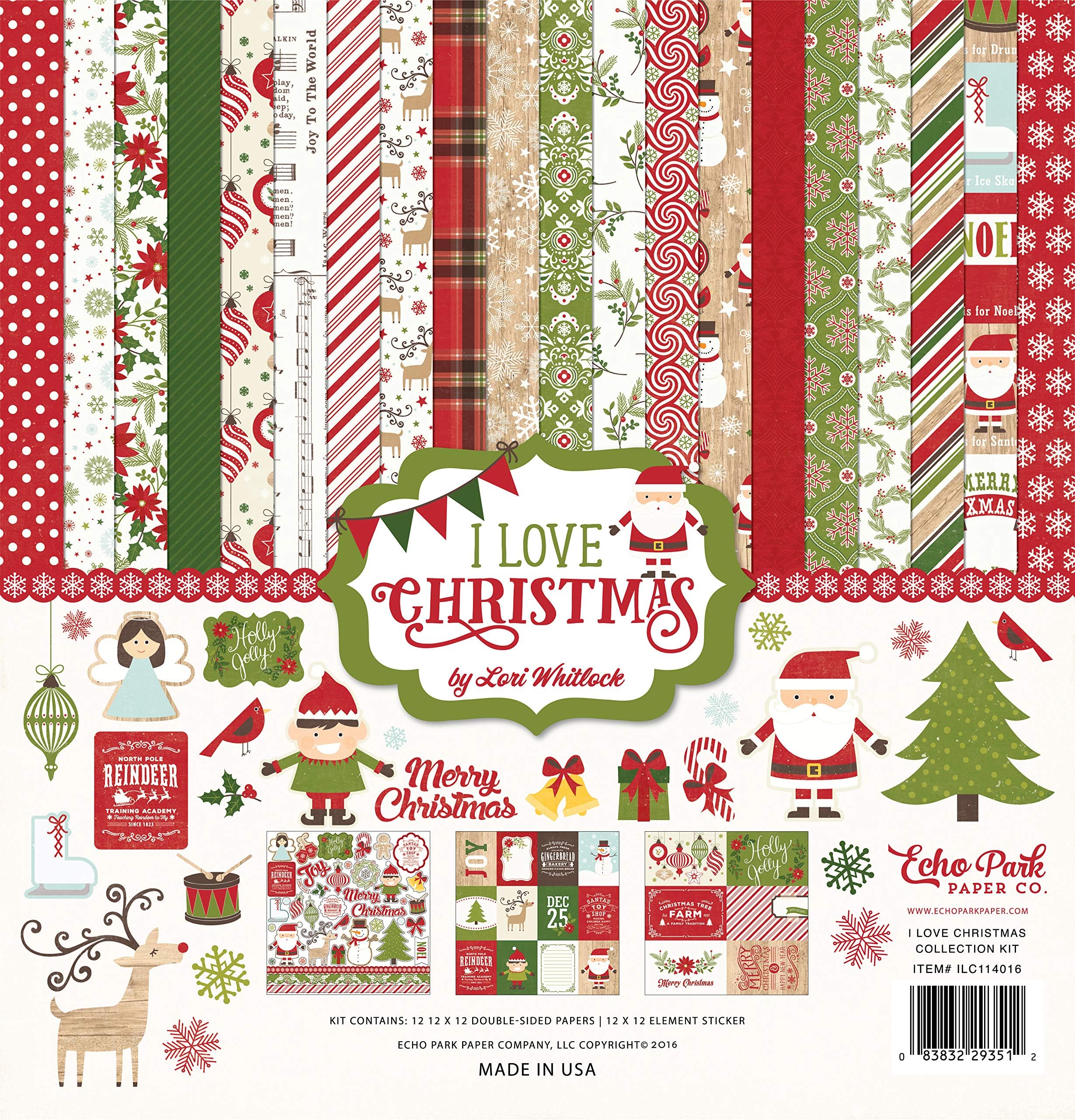 Echo Park PaperI Love Christmas Collection Kit