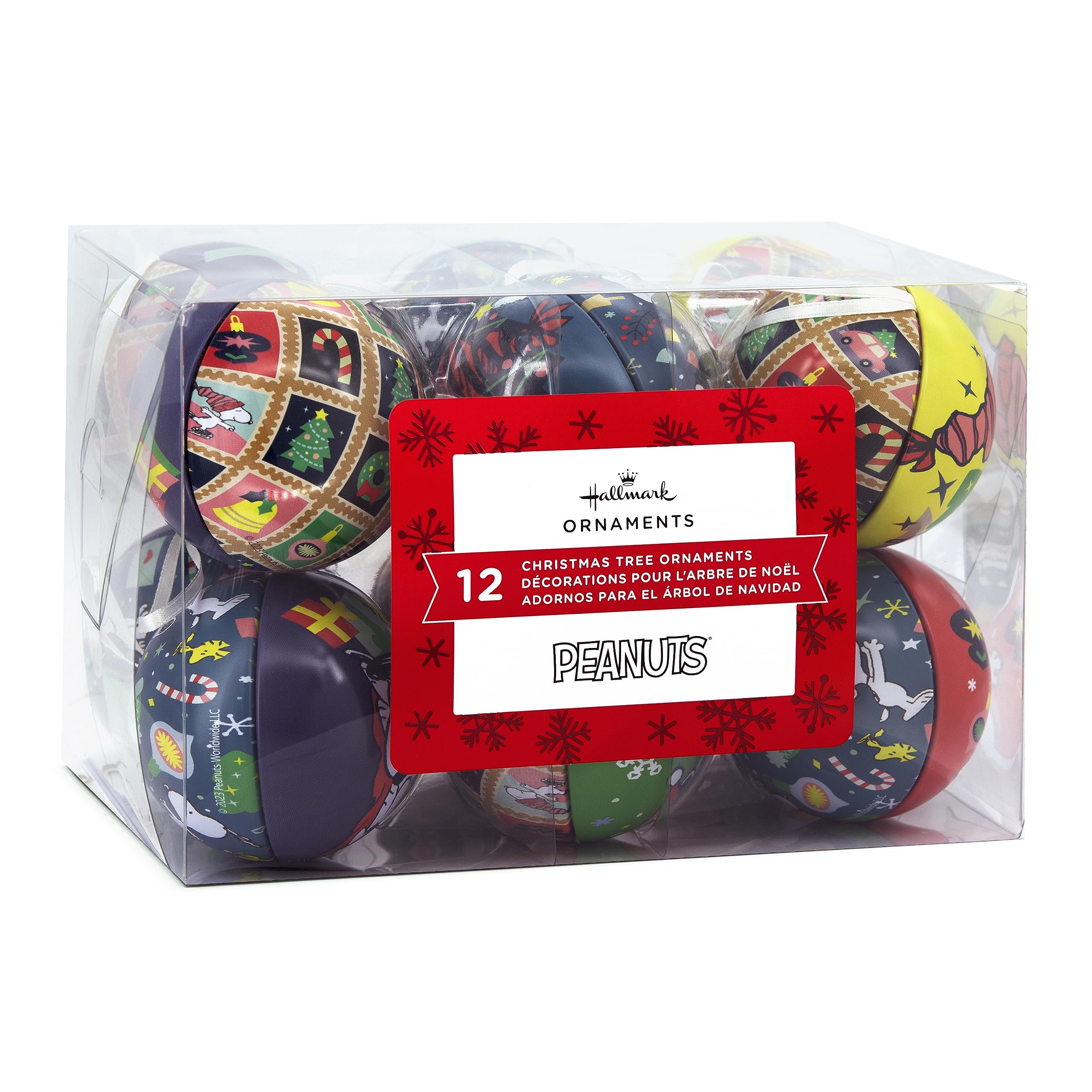Hallmark ホールマーク ピーナッツ ワイヤレス バンド 5体セット Amazon.com: Hallmark Peanuts Tin Ball Christmas Ornaments, Set of