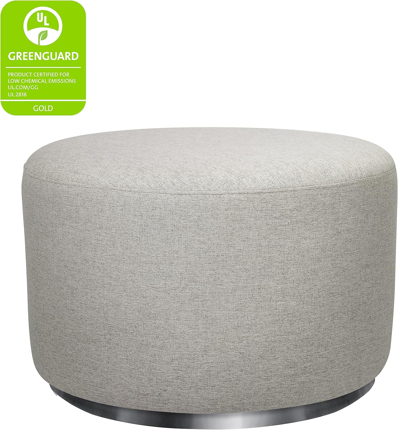 Tuba Gliding Ottoman In Eco-Performance Fabric | Water Repellent & Stain Resistant