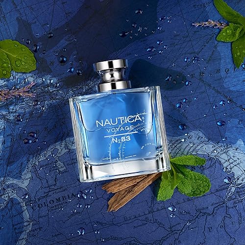 Miniatura 3 de Nautica Voyage por Nautica para hombres: Eau De Toilette en espray de 3.4 fl oz (100 ml) y espray corporal Nautica Voyage N-83, 6 fl oz (177.44 ml)