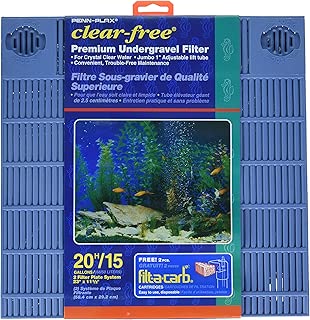 Penn Plax Premium Under Gravel Filter System - for 20 Gallon Fish Tanks & Aquariums - coolthings.us
