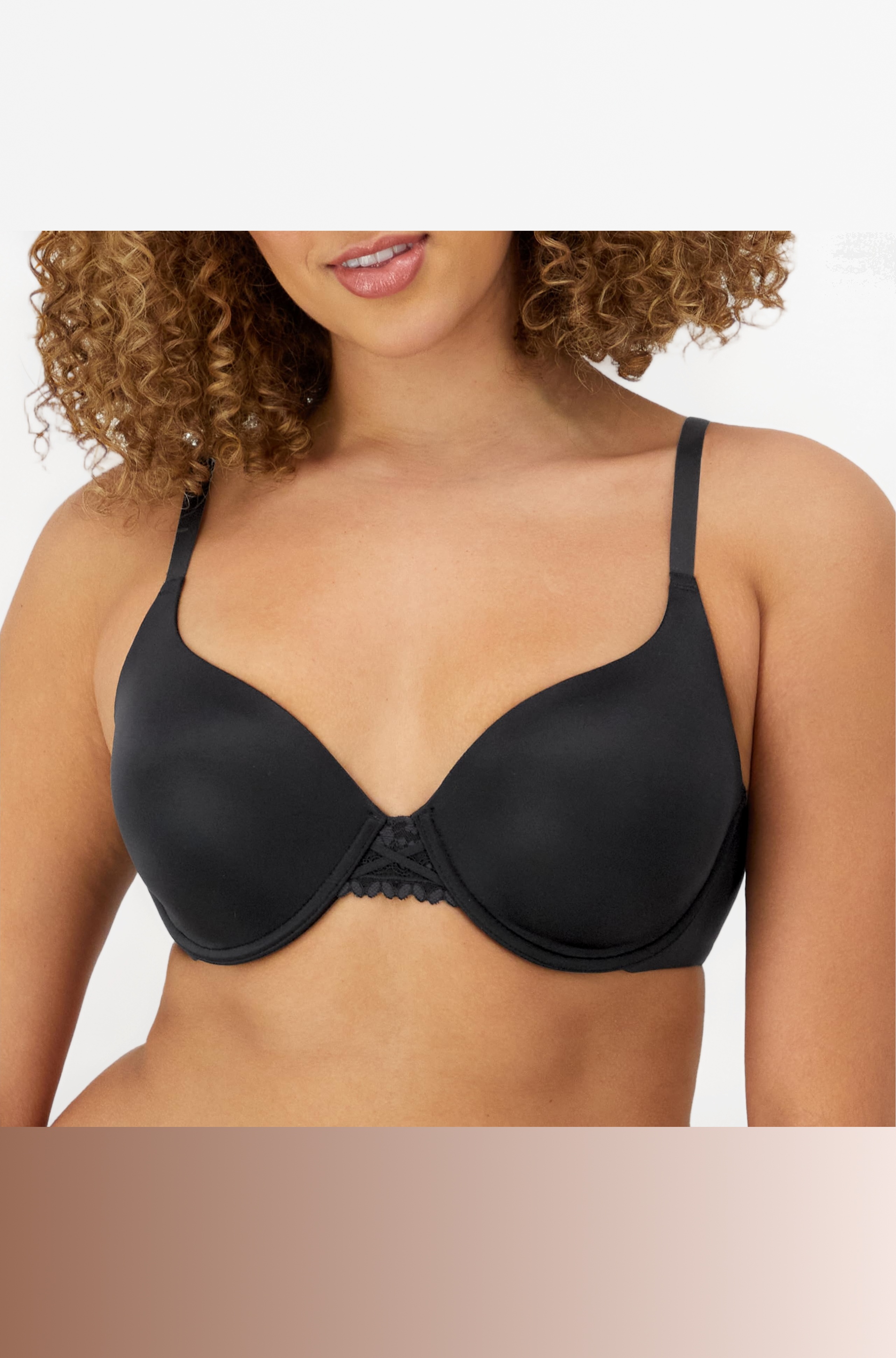 Maidenform DreamWire Underwire Bra, No-Poke Push-Up Bra, Moderate Coverage, Convertible T-Shirt Bra