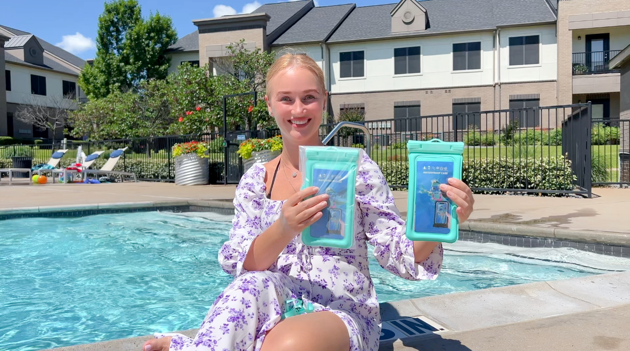 Watch Great waterproof phone cases! #pool on Amazon Live