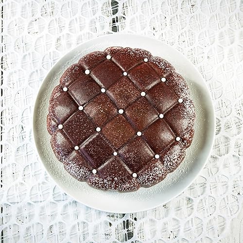 Miniatura 4 de Silikomart Eleganza (Elegance) Molde de silicona, molde flexible para pasteles con detalles en 3D, fácil de desmoldar, horno, microondas, congelador