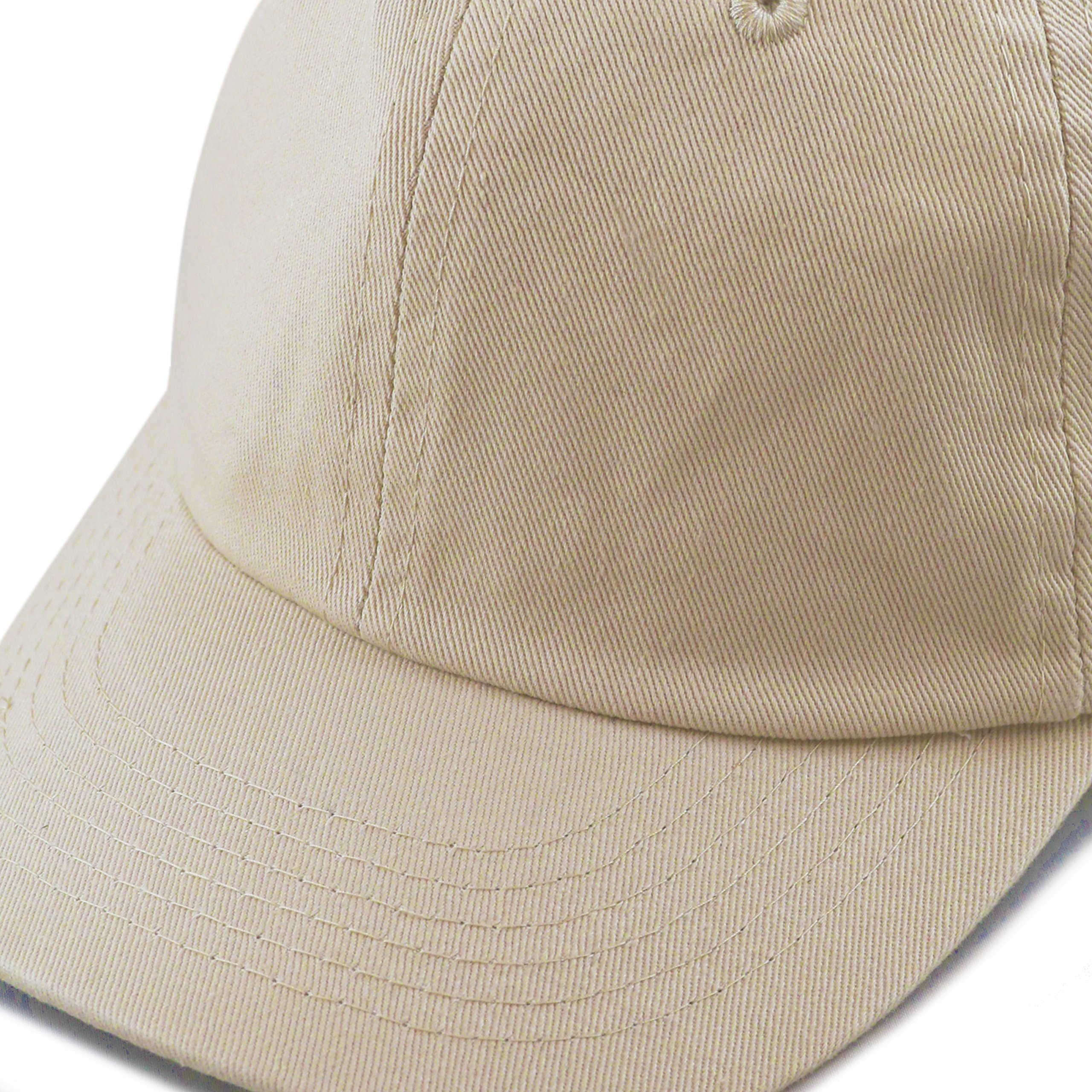The Hat Depot Baseballkappe für Kinder, gewaschen, niedriges Profil, Baumwolle und Denim, LSF 50+, einfarbig