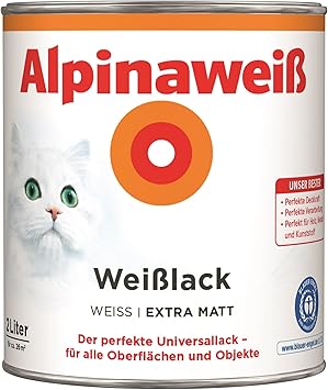 Alpina Alpinaweiss Paint White White 2.0 Litre Extra Matt