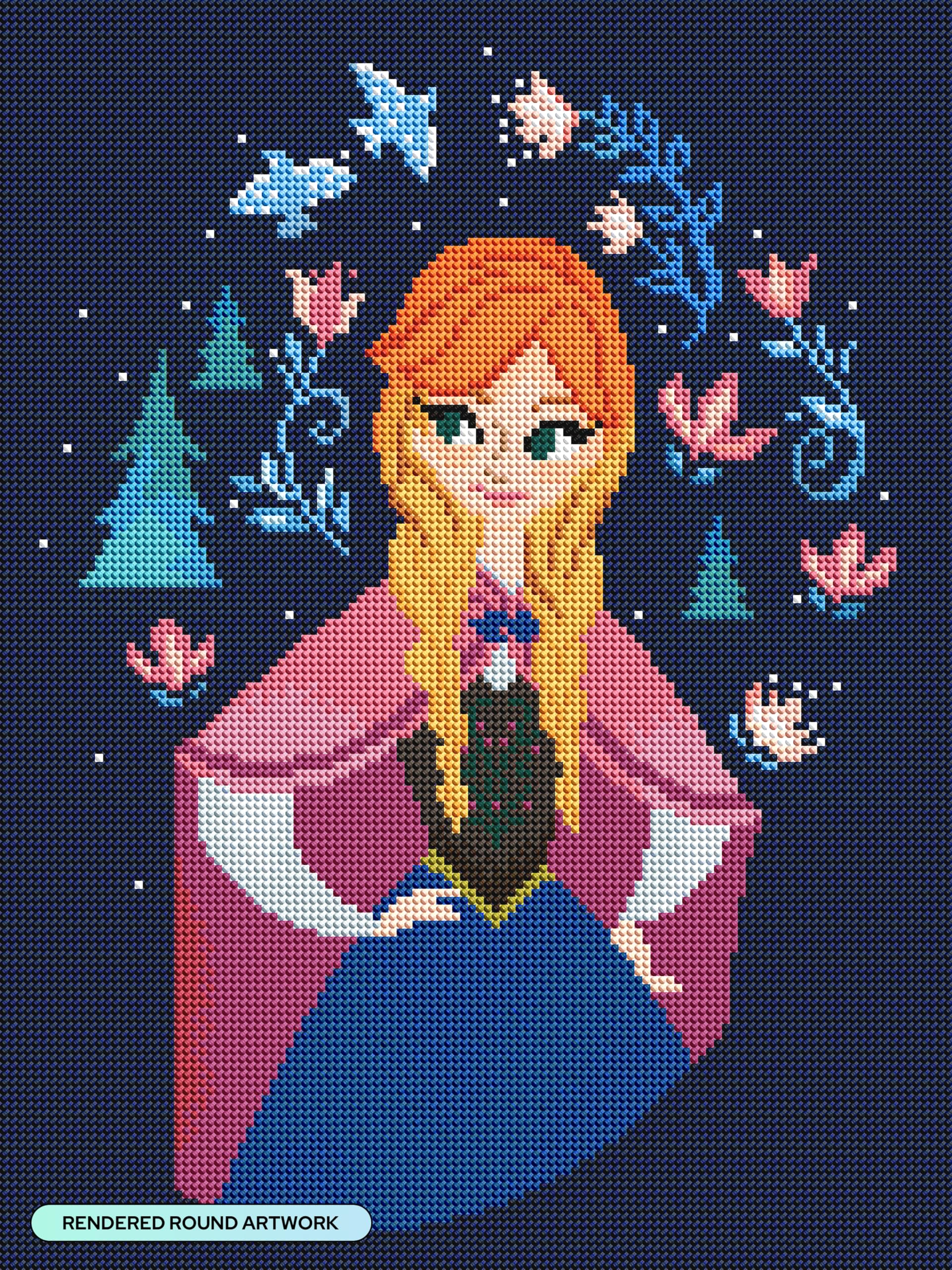 Amazon.com: DIAMOND ART CLUB Anna Diamond Painting Kit, Fun DIY