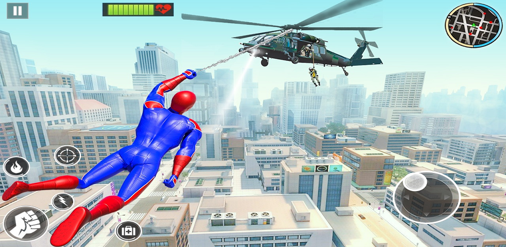 Spider Rope 7 Spider Hero Fighter Game | Flying Spider Rope Hero Game | Spiderhero ...
