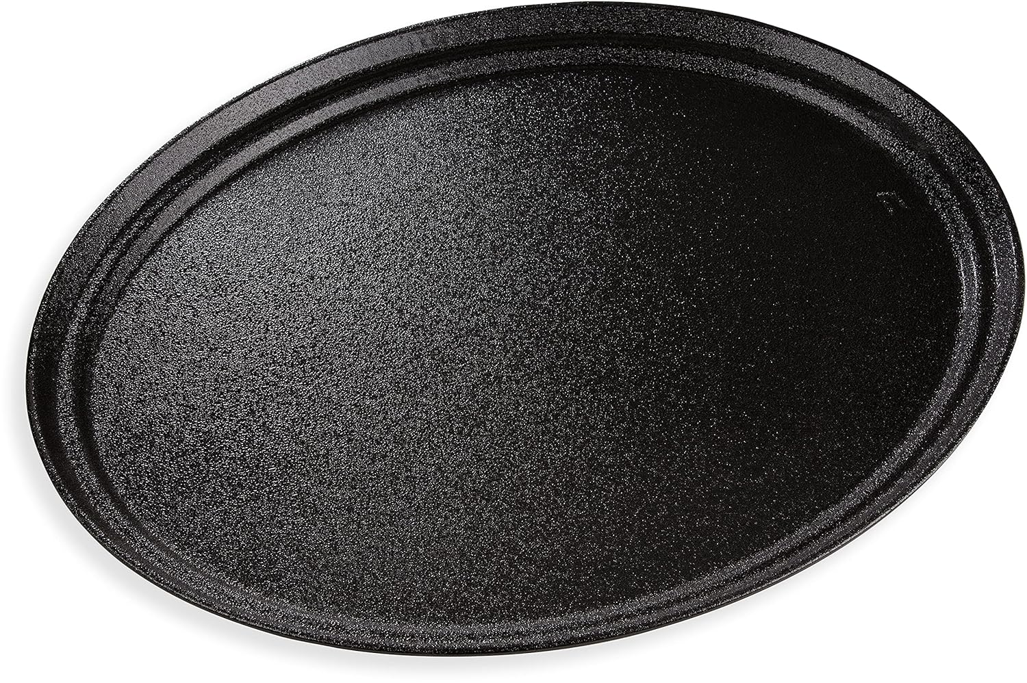 Carlisle FoodService Products 2500GR2004 Griptite 2 Oval Serving Tray, 24" x 19", Black (Pack of 6)