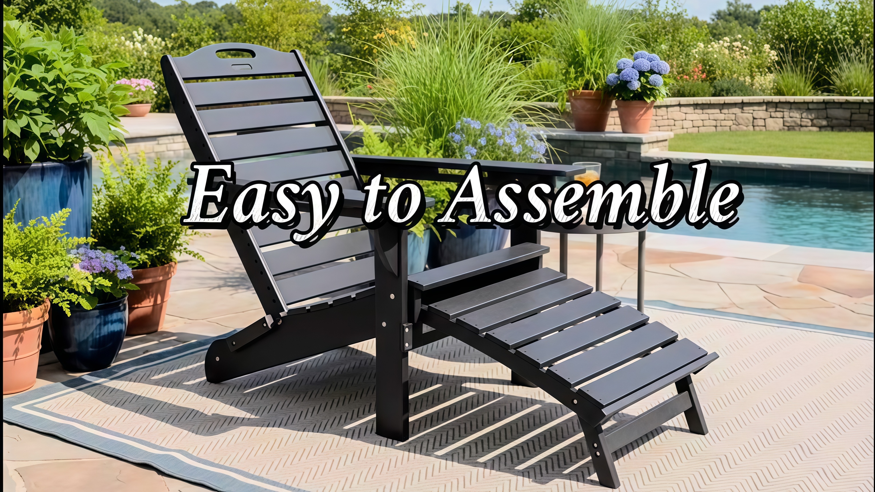 Amazon.com : Ciokea Folding Adirondack Chair with Retractable