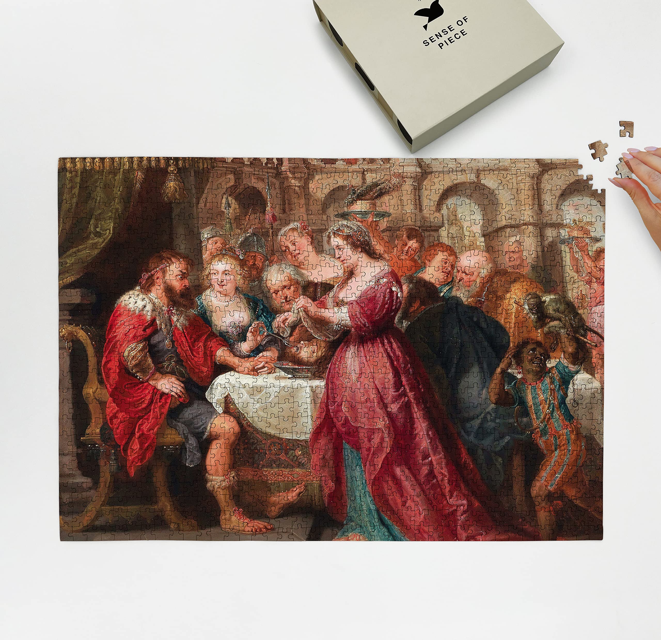 Amazon | 1000ピース - 美術館 ジグソーパズル:1638-40年頃の英雄の