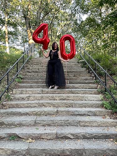 Vista 102 de Globo número 2 de 40 pulgadas, para decoración de cumpleaños y graduaciones, para niños y niñas (color verde claro)