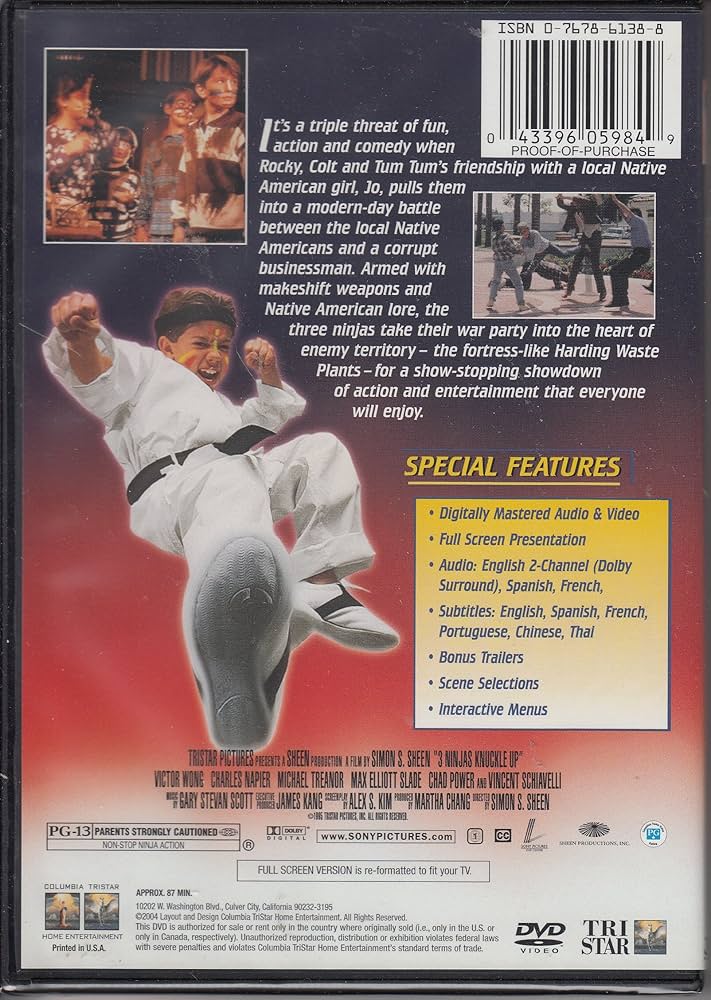 Amazon.com: 3 Ninjas Knuckle Up (NTSC) : Movies & TV