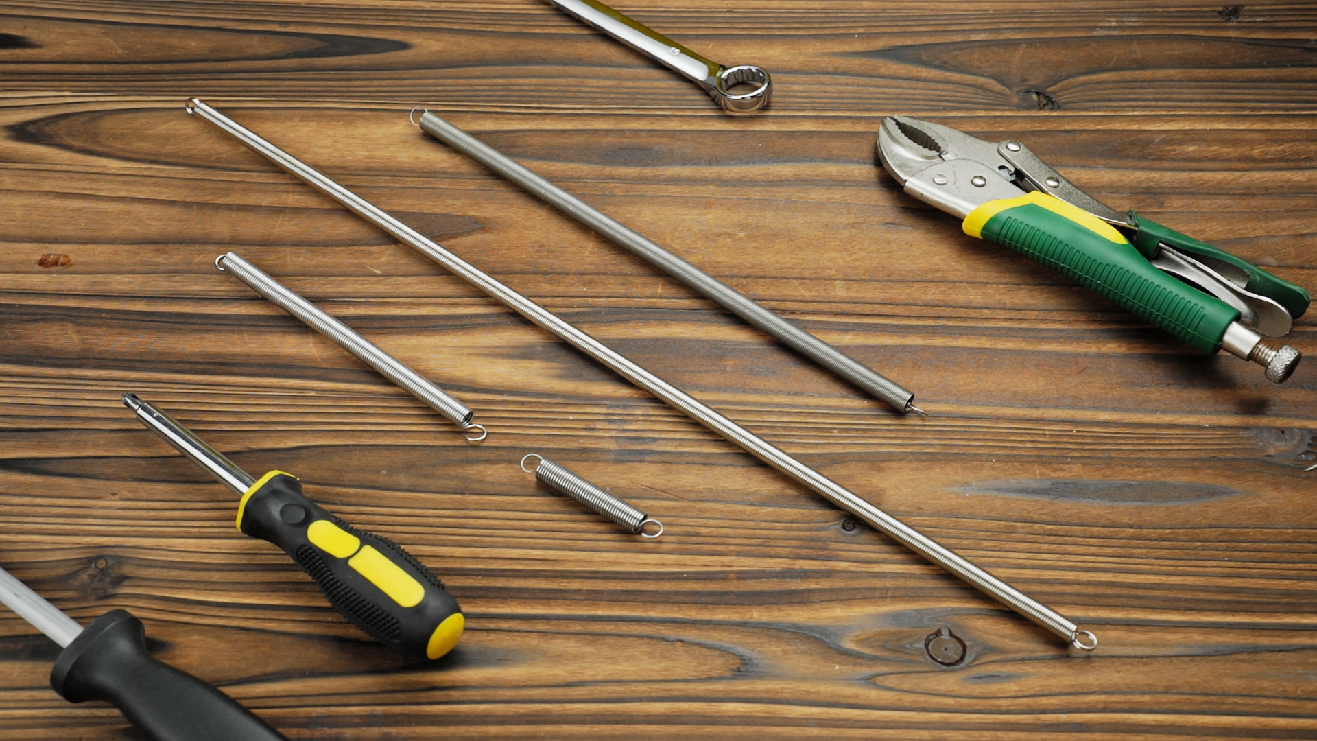 6 Pcs Extension Spring, 3/8 Inch X 6-1/2 Inch, 0.047 Inch Stainless Steel Dual Hook Tension Spring Hook Ends Industrial Machinery Repair Garage Door Di