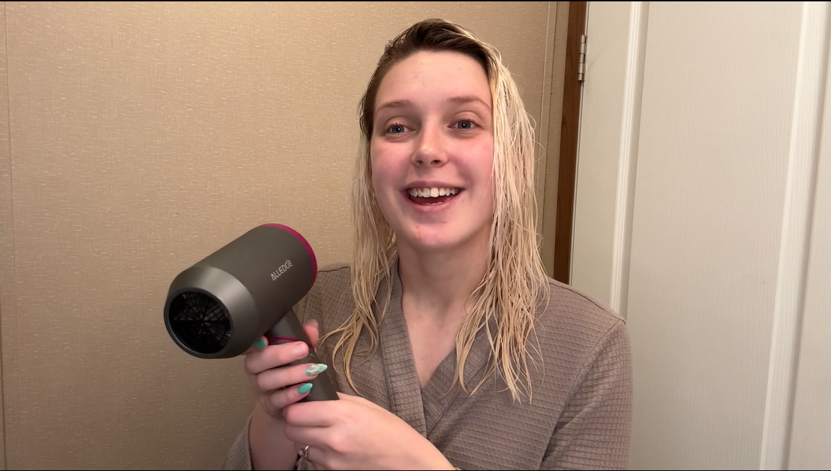Hair Dryer with Diffuser Ionic Blow Dryer 1875W Fast Drying