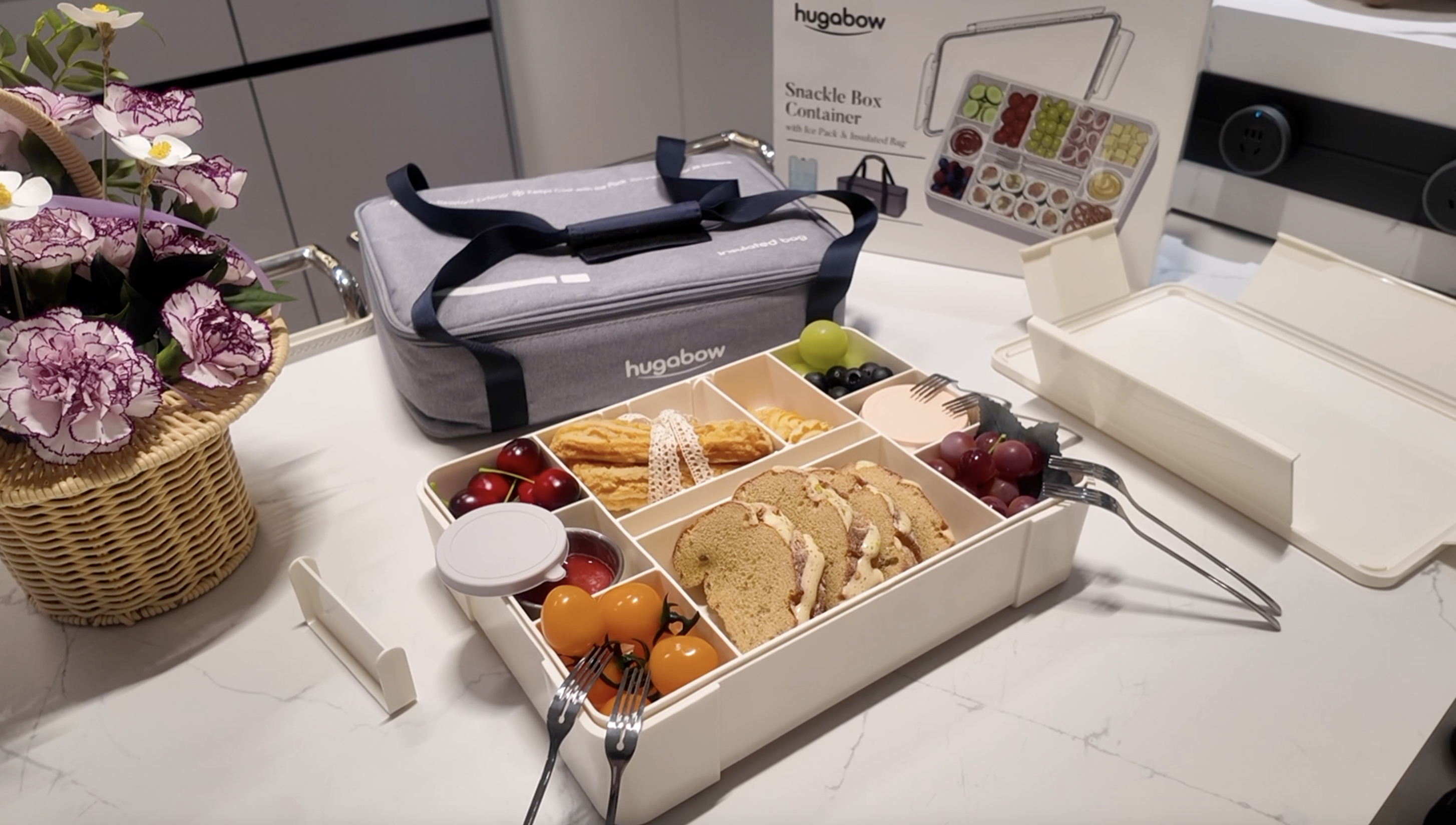 balloonデリバリーボックス Amazon.com | Hugabow Portable Snackle Box Container with Ice Pack