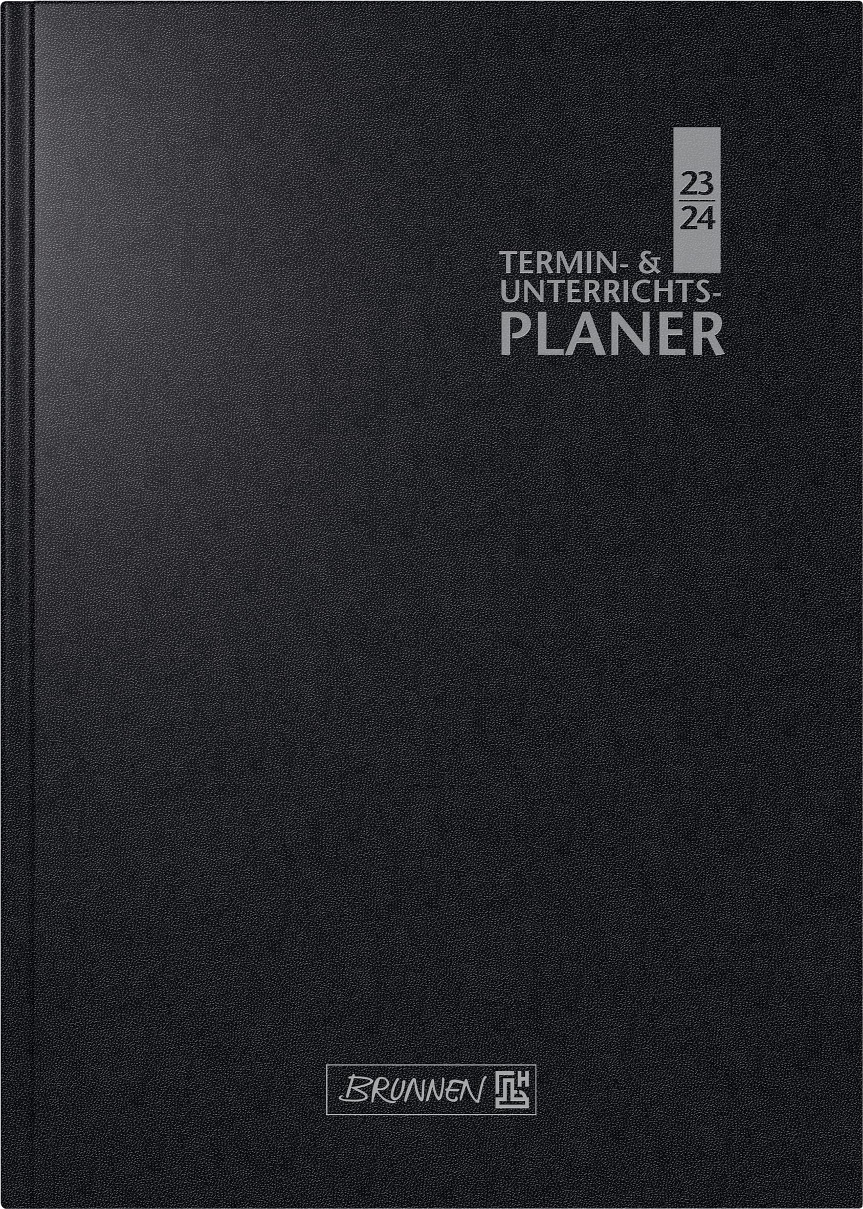 BRUNNEN Weekly calendar teacher assortment 2023/2024, black, 2 pages = 1 week