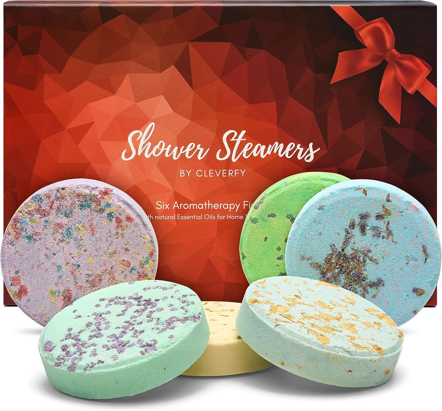Cleverfy Aromatherapy Shower Steamers Variety Pack of 6