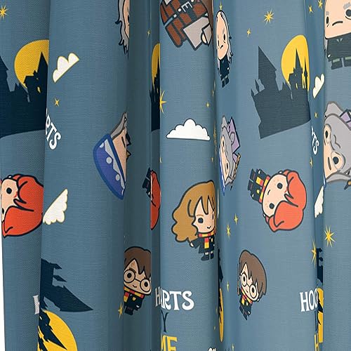 Miniatura 5 de Jay Franco Harry Potter Hogwarts is My Home - Cortinas de 84 pulgadas, hermosa decoración de habitación y ropa de cama fácil de instalar, con Harry,