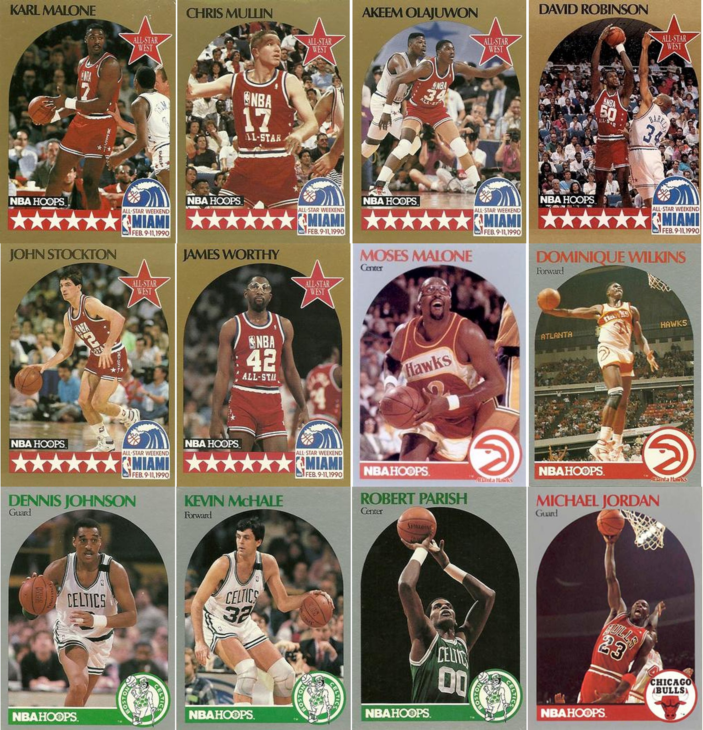 Amazon.com: 1990-91 Hoops Series 1 Set (NBA - Basketball - 336 Cards - Michael  Jordan) : Collectibles & Fine Art