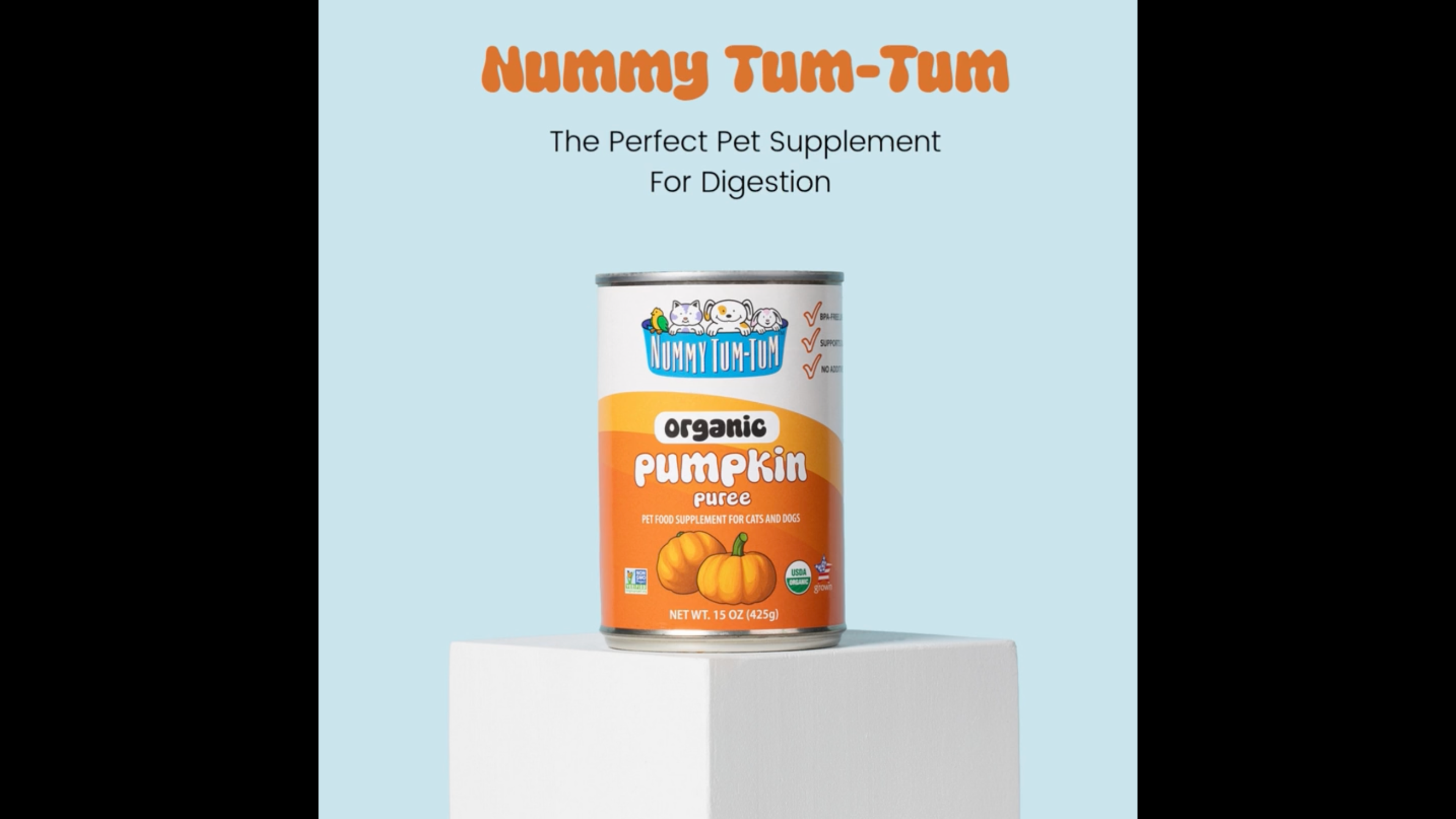 Amazon.com : Nummy Tum Tum Organic Pumpkin For Dogs & Cats, 15