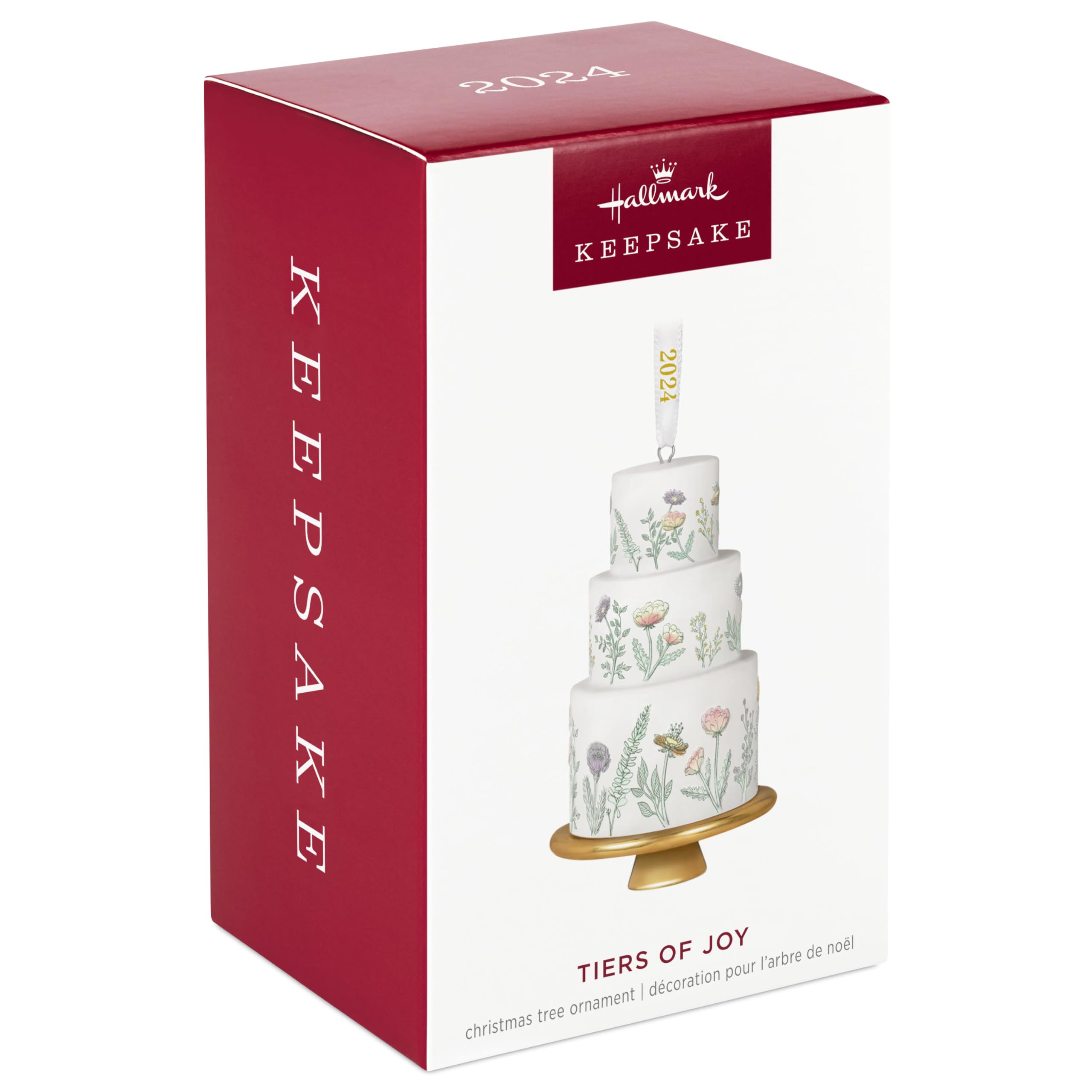 Hallmark Keepsake Ornament Natale 2024 – Godchild Bunny Coniglietto In Porcellana, 3,5x6,9x4,1 Cm, Regalo Per Figliocci