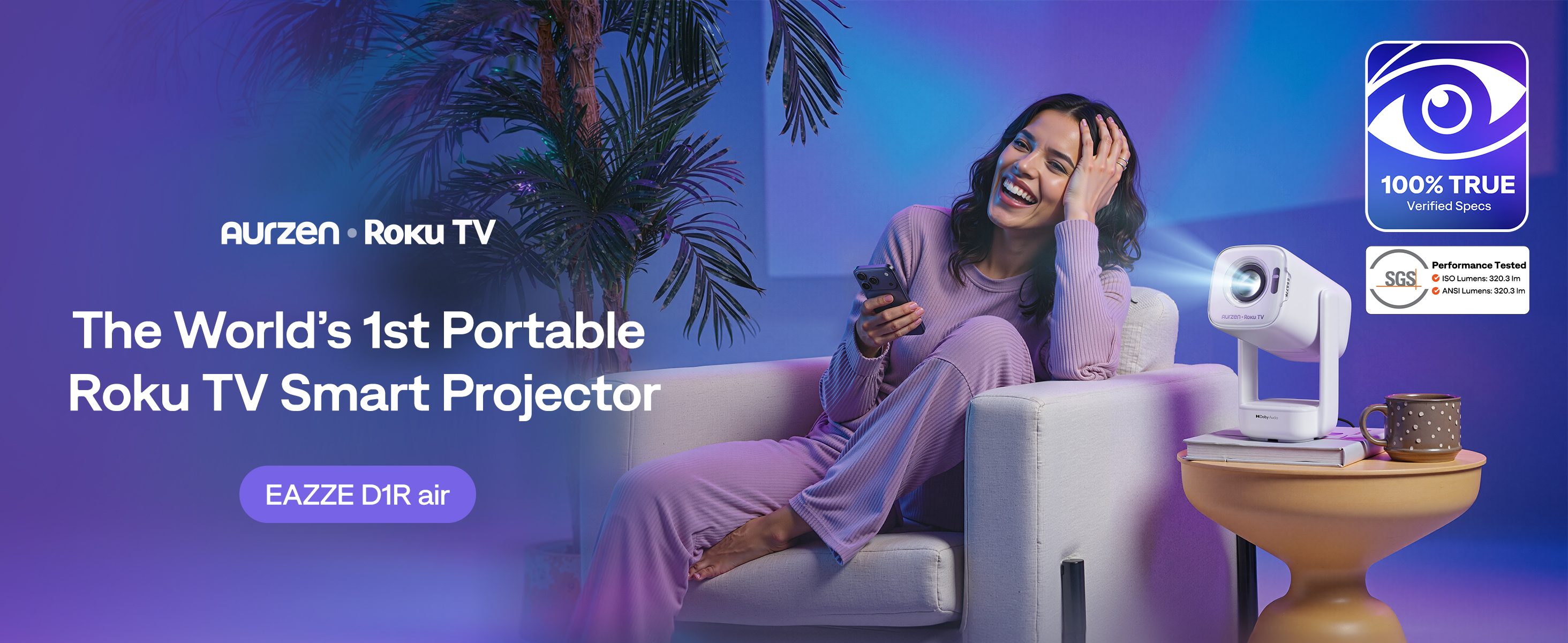 Aurzen·Roku TV D1R air