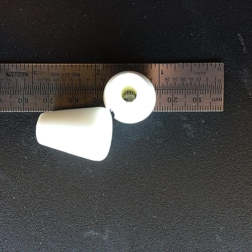 Botella de vino Vela, 6titulares de cerámica blanca mecha para lámpara de mecha de 18" bricolaje Tiki para hacer velas linterna queroseno aceite