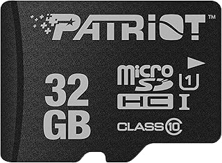 Patriot LX Series 32GB High Speed Micro SDHC - Class 10 - UHS-I Performance Transfer Speeds - PSF32GMCSDHC10