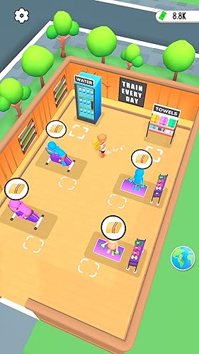 Magnate del gimnasio Idle Fitness: gerente de club de entrenamiento perfecto y simulador de imperio de culturismo 3D - imagen 6