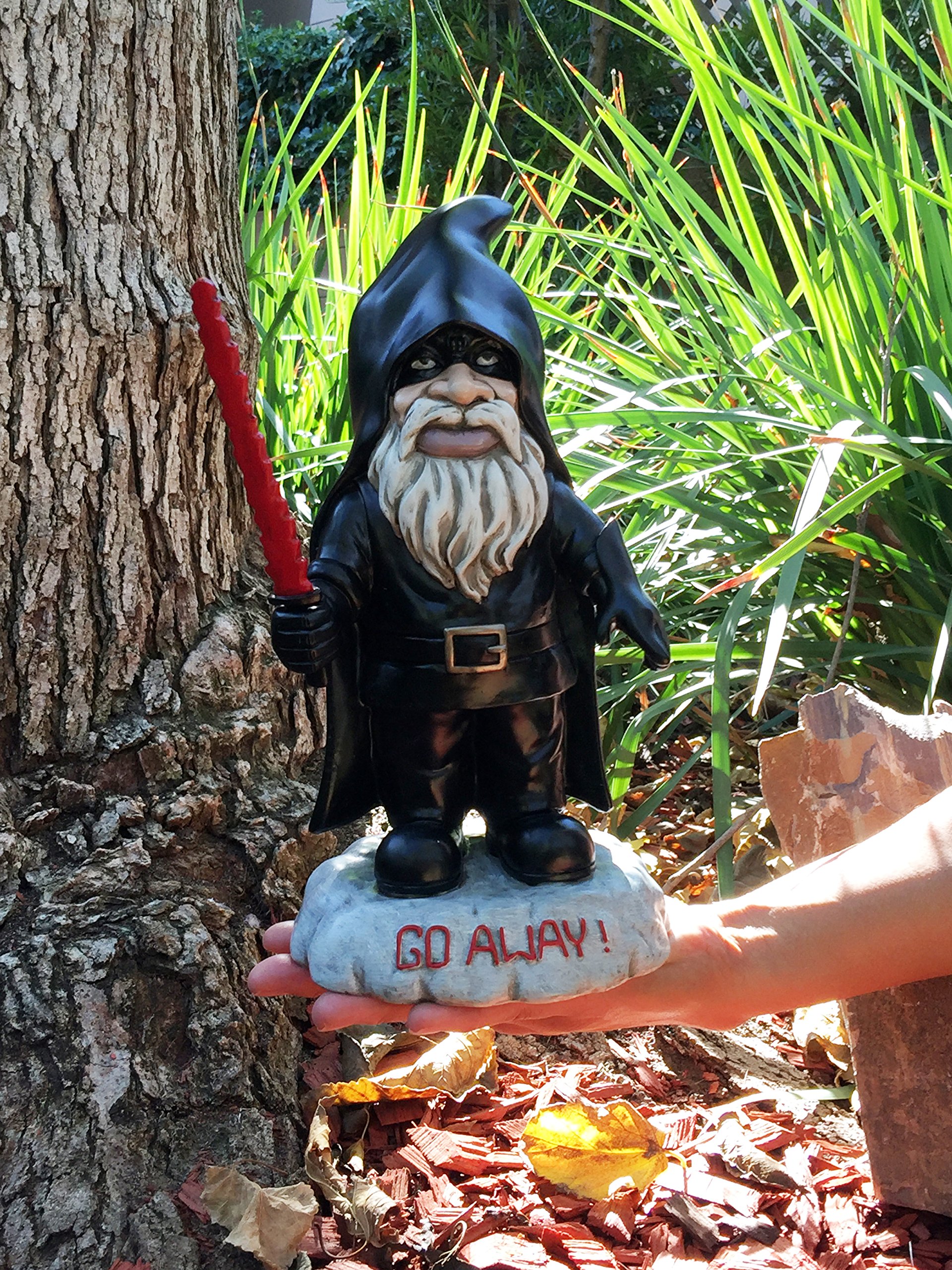 GlitZGlam Nano guerriero - Protettore dei nani da giardino e guardiano delle fate nella terra degli gnomi