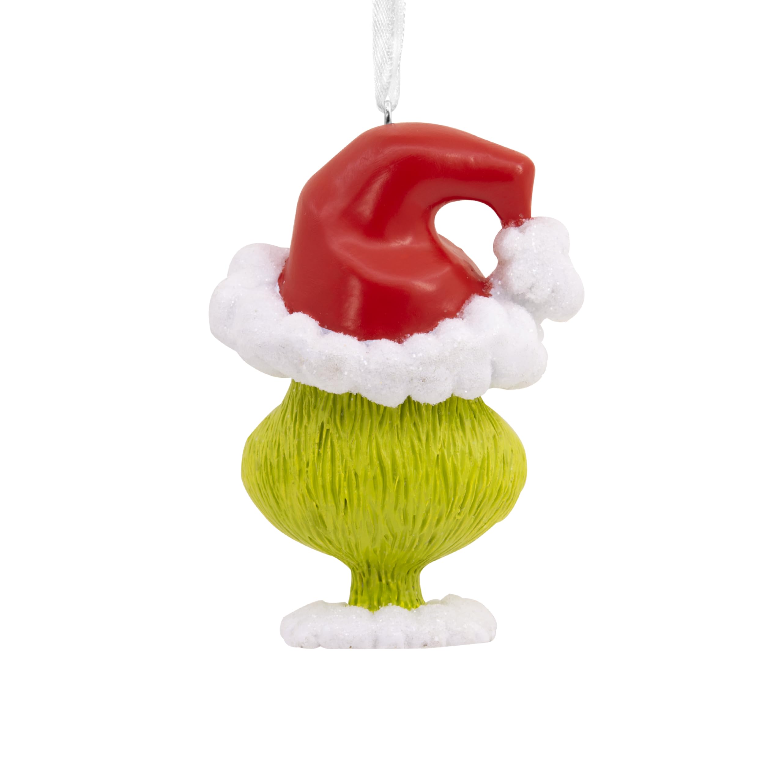 Hallmark Adorno navideño de Dr. Seuss's How The Grinch Stole Christmas! Grinch con Sombrero de Papá Noel