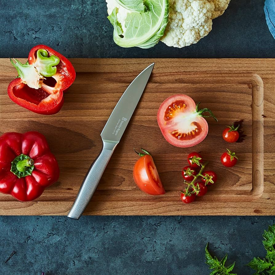 Stanley Rogers Kitchen Knife, Chef's Knife, German Stainless Steel, Utility Knife, Ergonomic Handle, Premium Knife with Sharp Blade, Precision Knife (Blade Length: Approx. 11.5 cm), Quantity: 1 Piece : Amazon.com.au: Everything Else