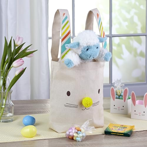 Bolso Tote de Lona 9 pulgadas con Cara de Osito miniatura 2