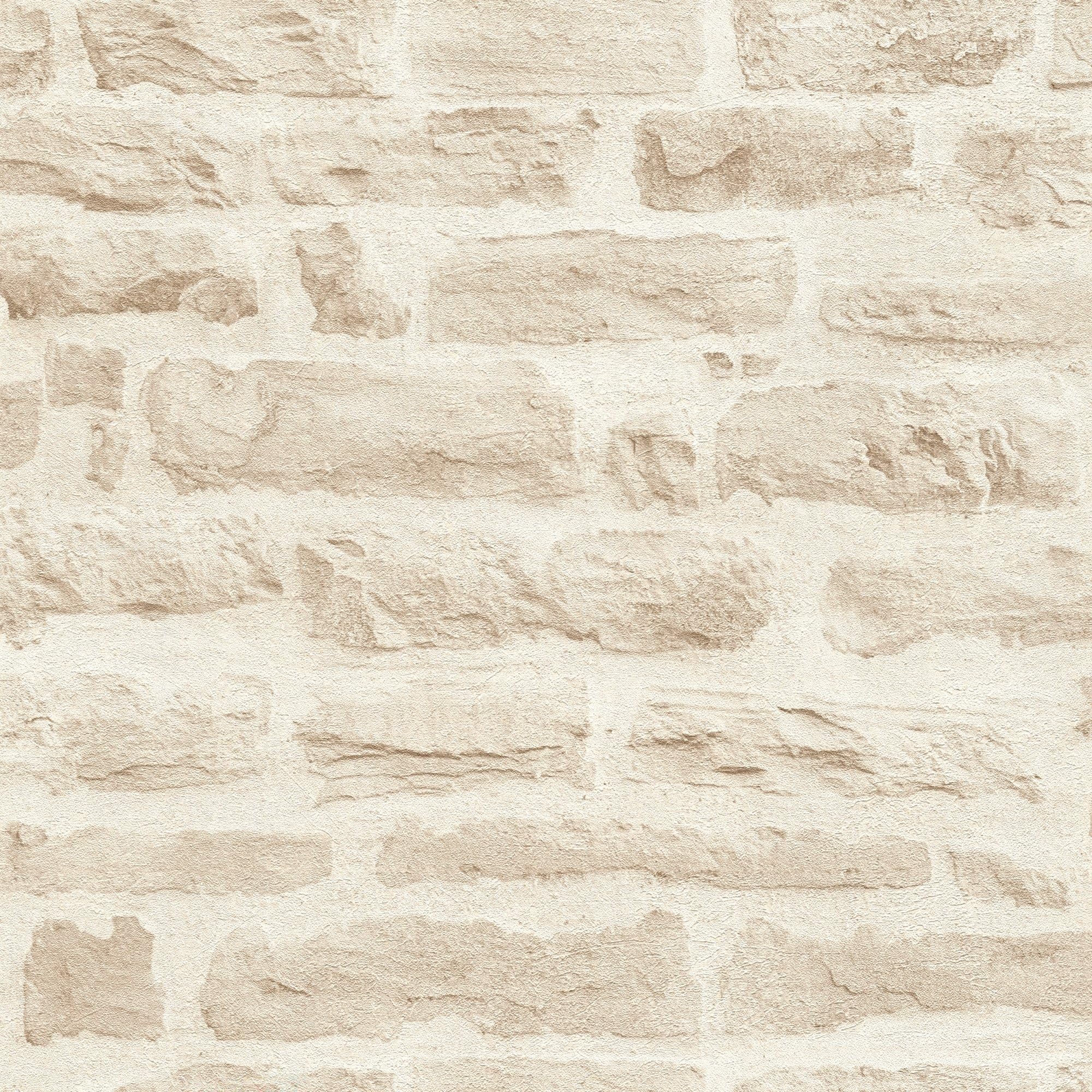 Galerie BB51129 The Bricks and More Beige Rocky Retreat Motif Wallpaper