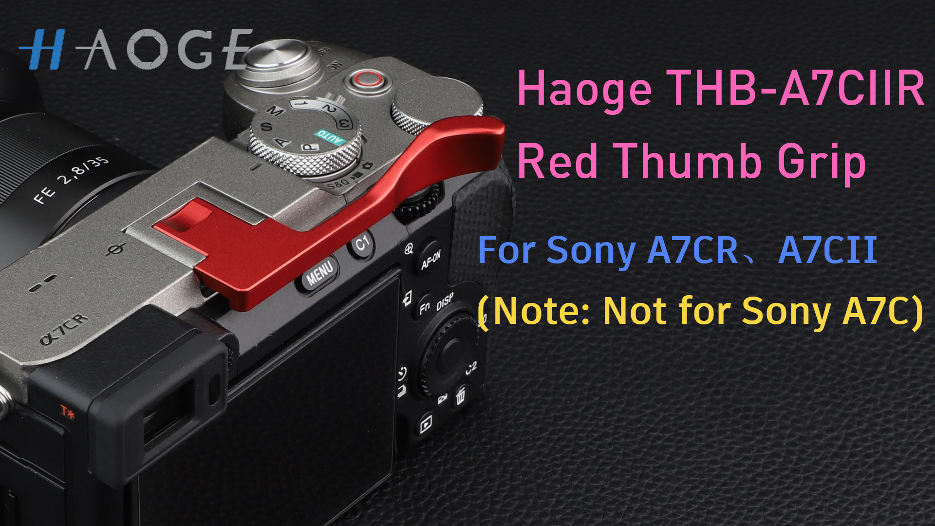 Amazon.com : Haoge Metal Thumb Up for Sony α7CR,A7CII Alpha 7CII