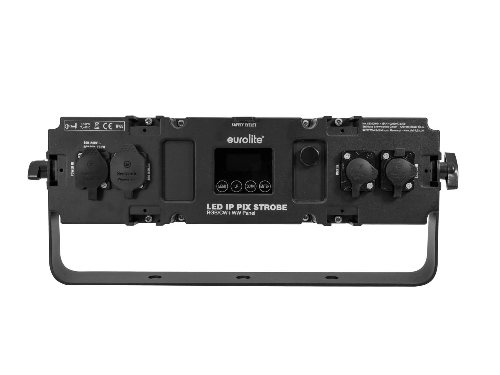 EUROLITE LED IP PIX Strobe RGB CW+WW | Outdoor-Scheinwerfer (IP65) für Stroboskop-, Ambient- und Animationseffekte
