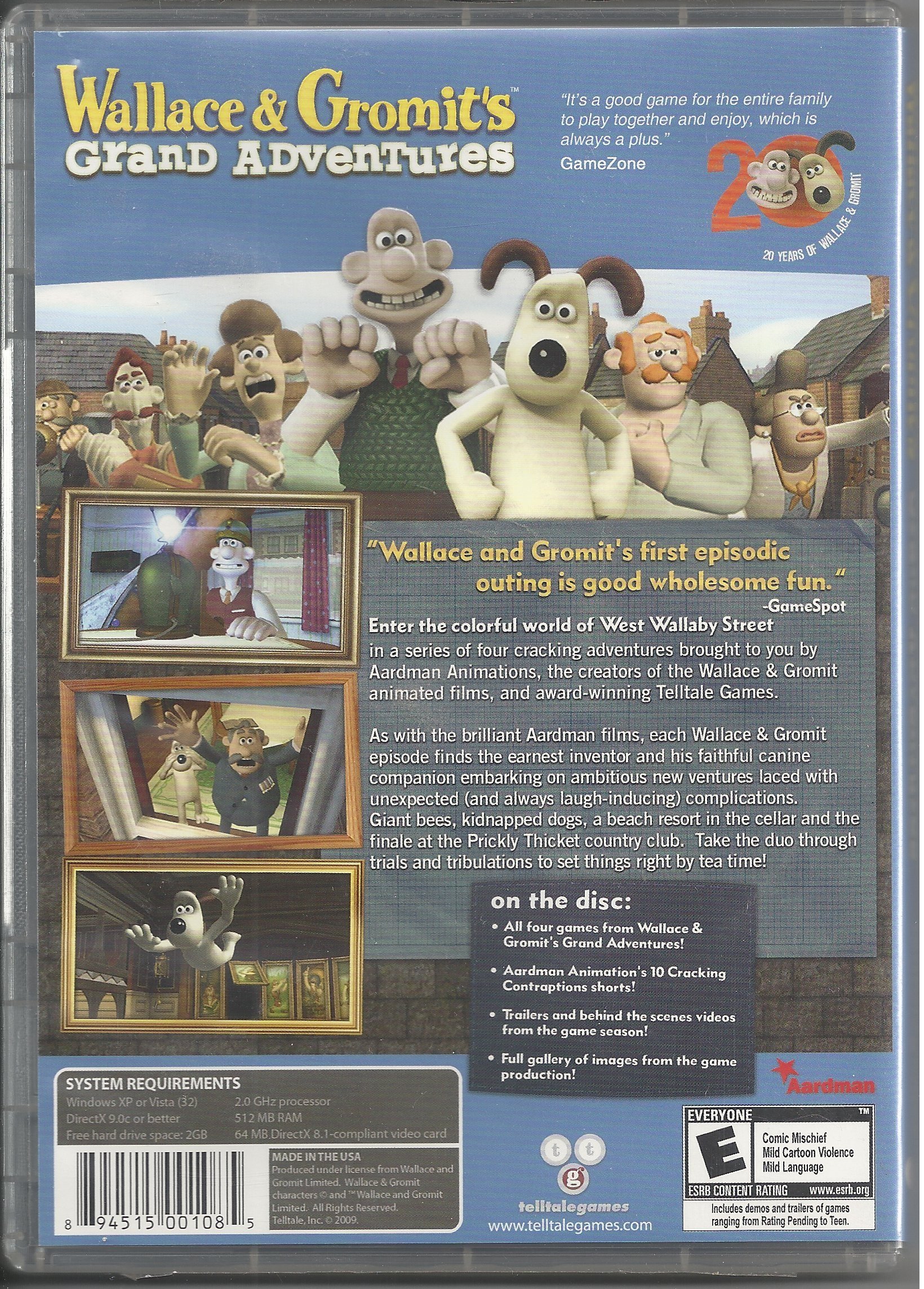 Wallace & Gromit's Grand Adventure: Pc: Video Games - Amazon.ca