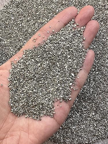 Miniatura 4 de Chips de piedras preciosas semicrugadas naturales de 0.5 libras, mini cristales triturados, chips de cristal sin perforar (arena de pirita)