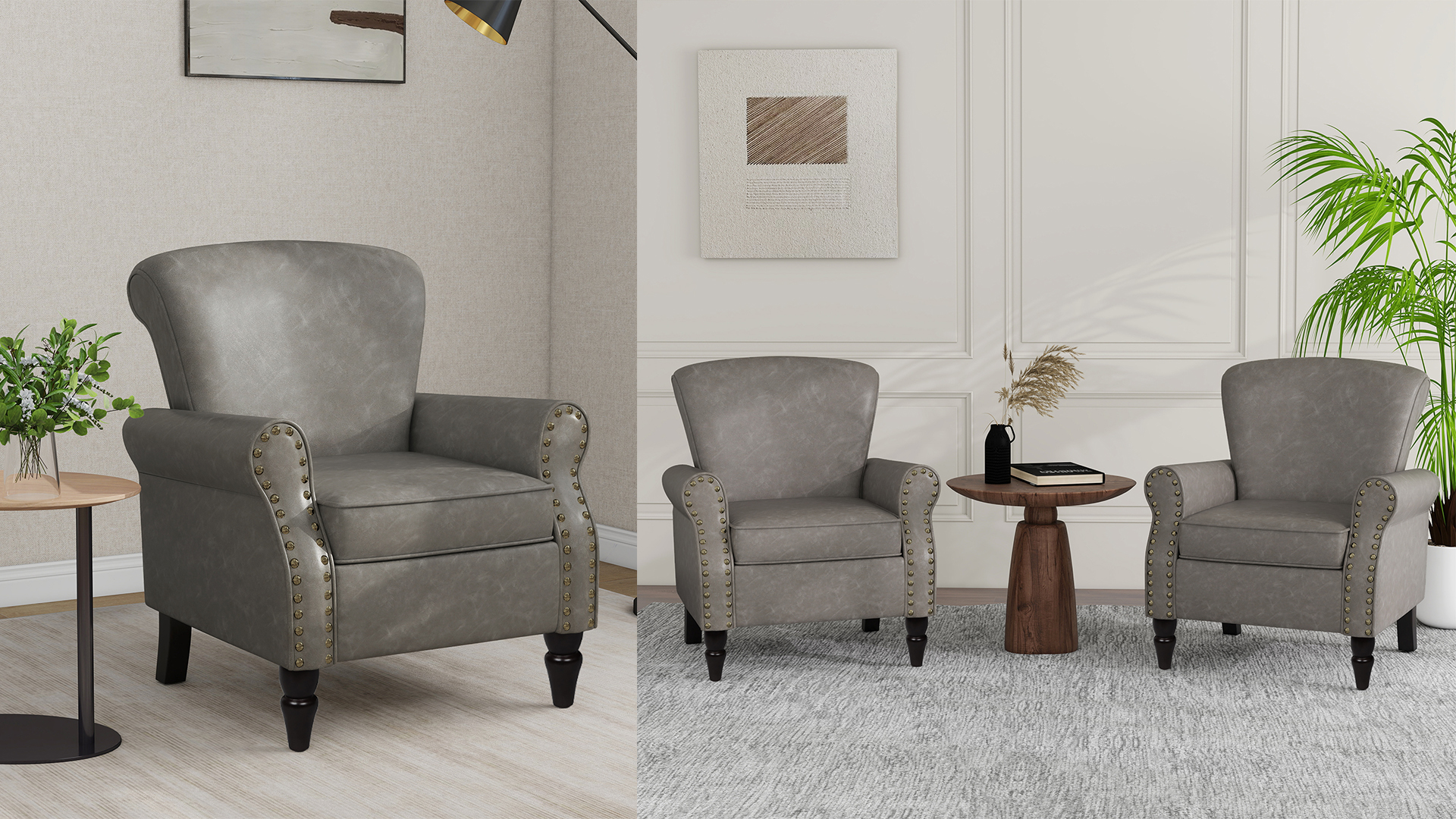 Sillón Plegable Floral Azul miniatura 7