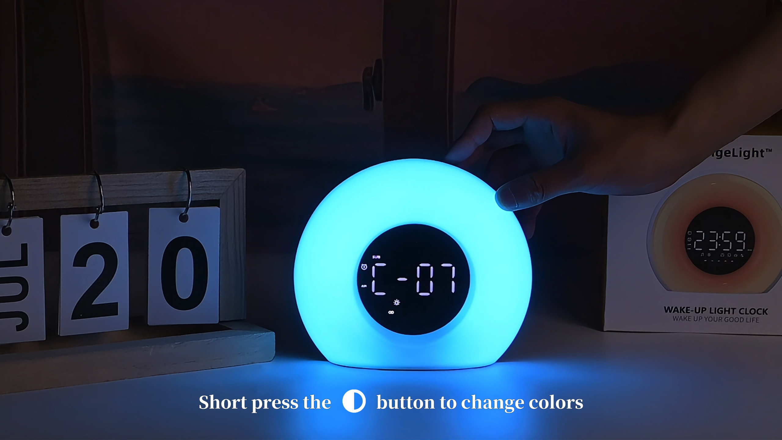 Amazon.com: OrangeLight Wake Up Light Sunrise Alarm Clock for