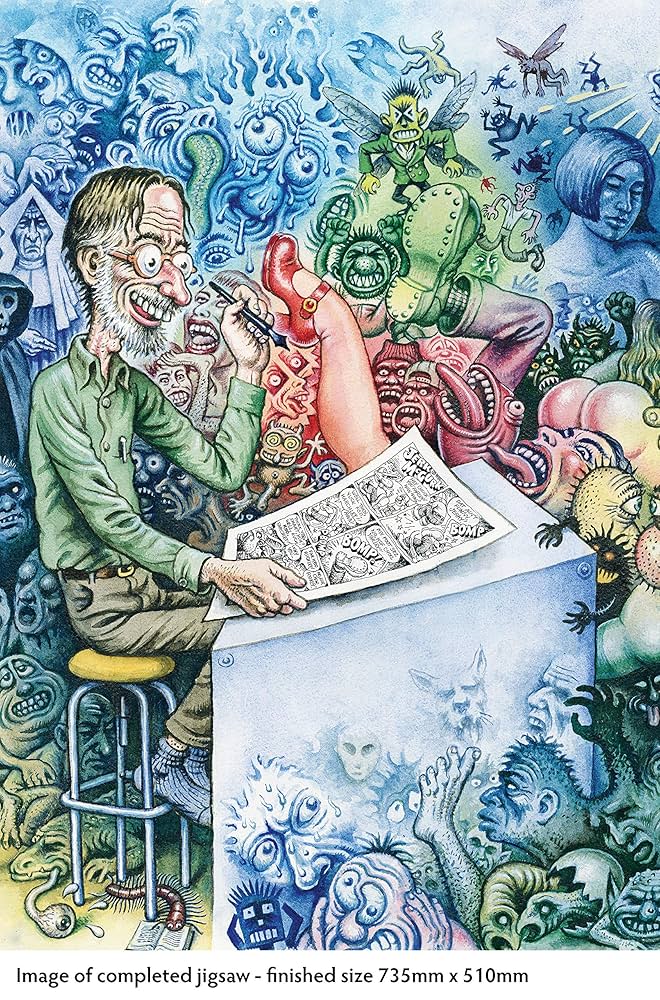 Adult Jigsaw Puzzle R. Crumb: Who's Afraid of Robert Crumb