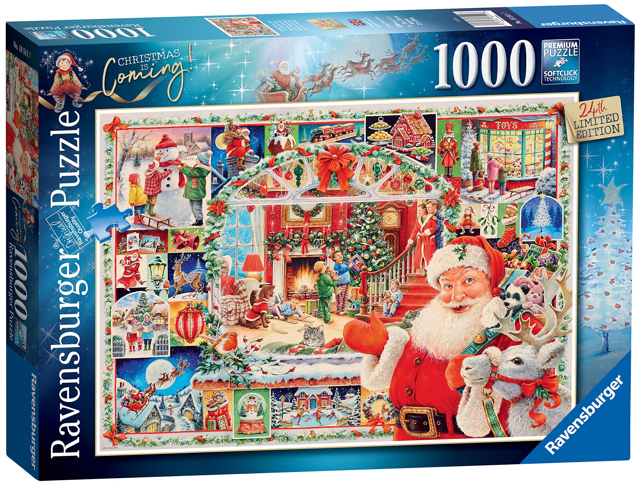 Ravensburger Puzzle_Christmas is coming! 1000 pc