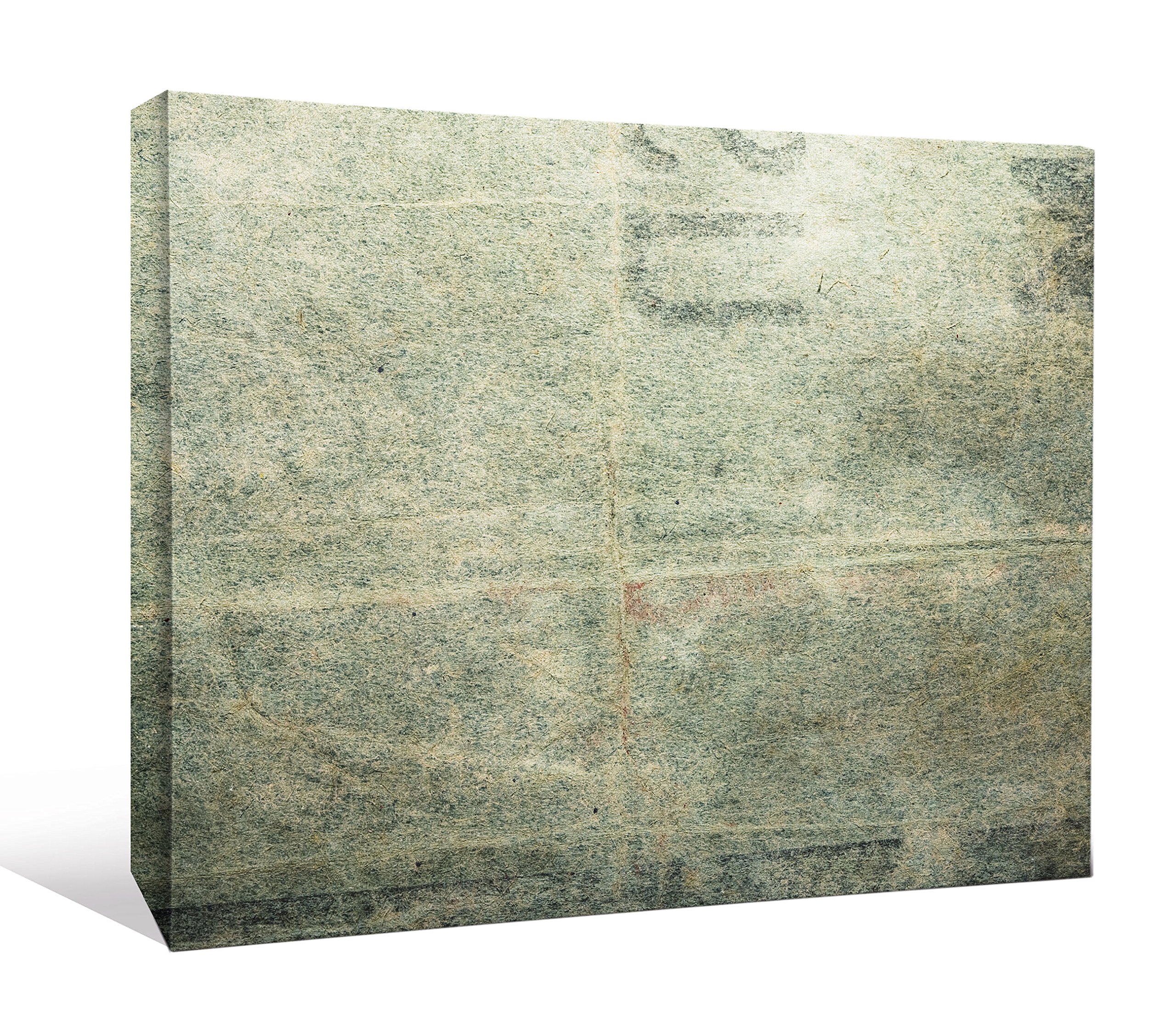 JP LondonJP London SCNV2268 2" Thick Heavyweight Gallery Wrap Canvas, Concrete Art Grunge Graffiti Stamp At 16" Wide x 12" High