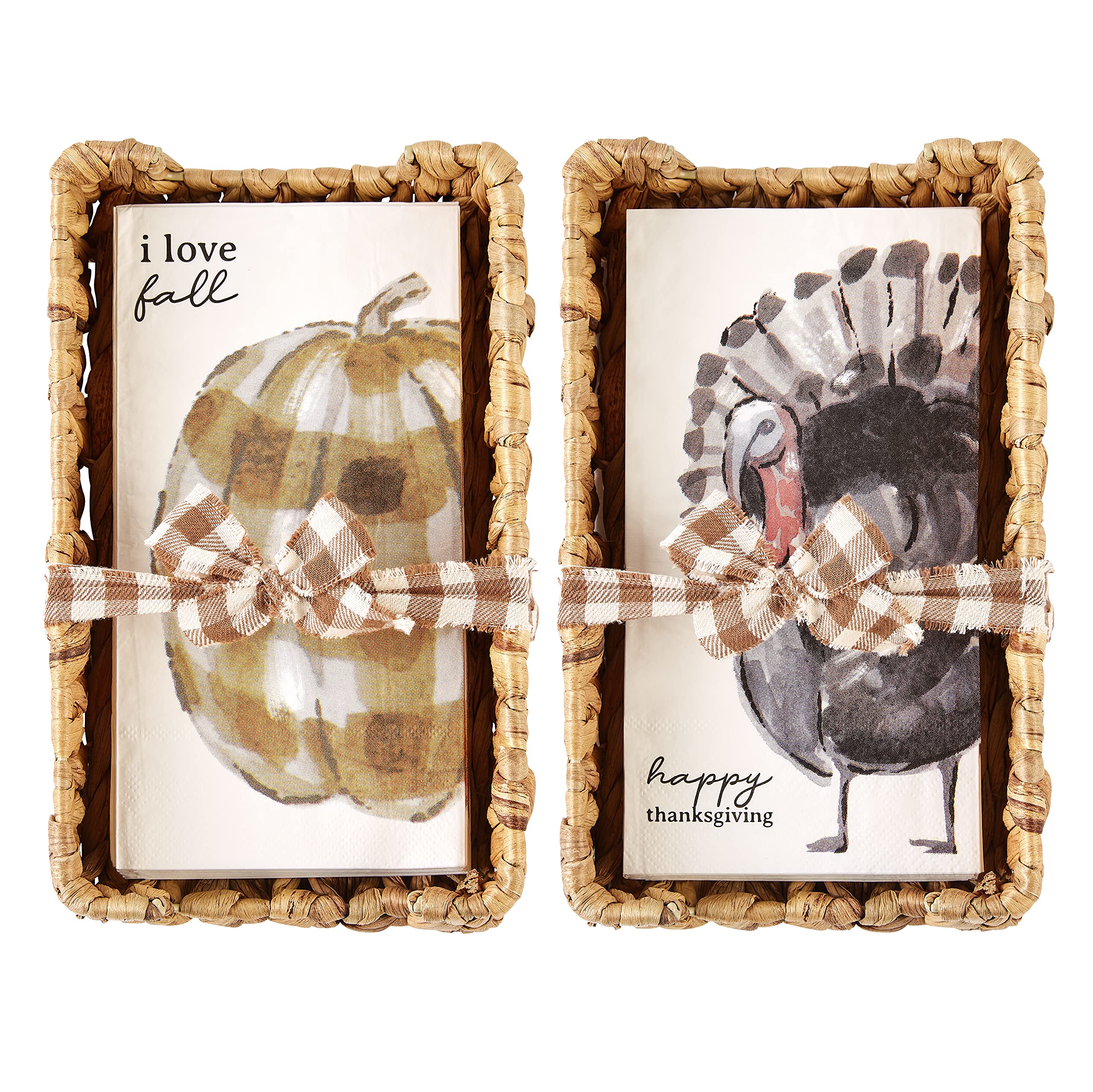 Mud Pie, Pumpkin Thanksgiving Set, napkin 7 3/4