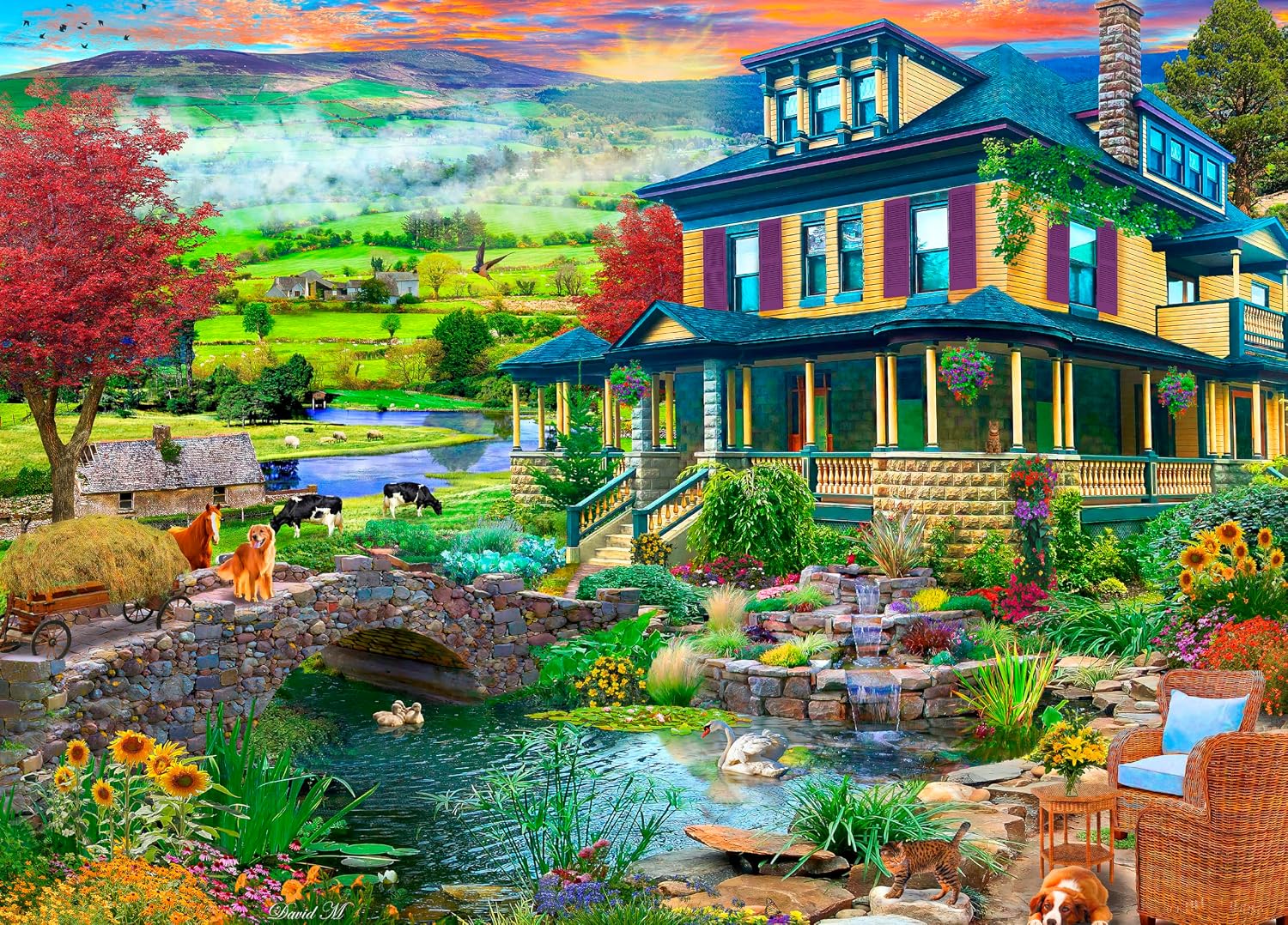 Ceaco - David Maclean puzzle, 1000 pc : r/Jigsawpuzzles