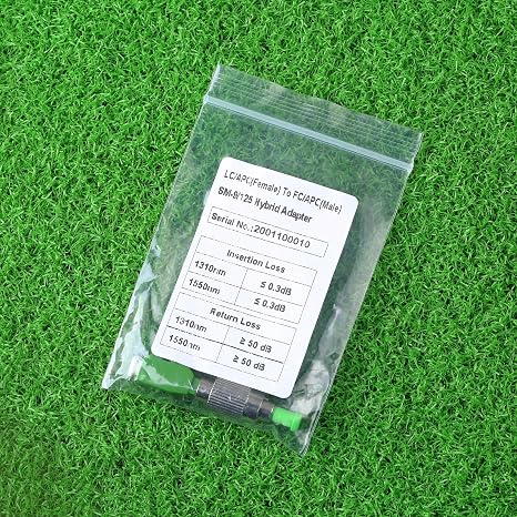 Single Mode 9/125um FC APC Male to LC APC Female Optical Fiber Hybrid Adapter FC LC APC Connector Adaptor