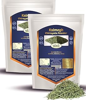 Biotic Kalmegh Powder Swertia Chirata Nilavembu Chiraita Chirayata - 400 gm