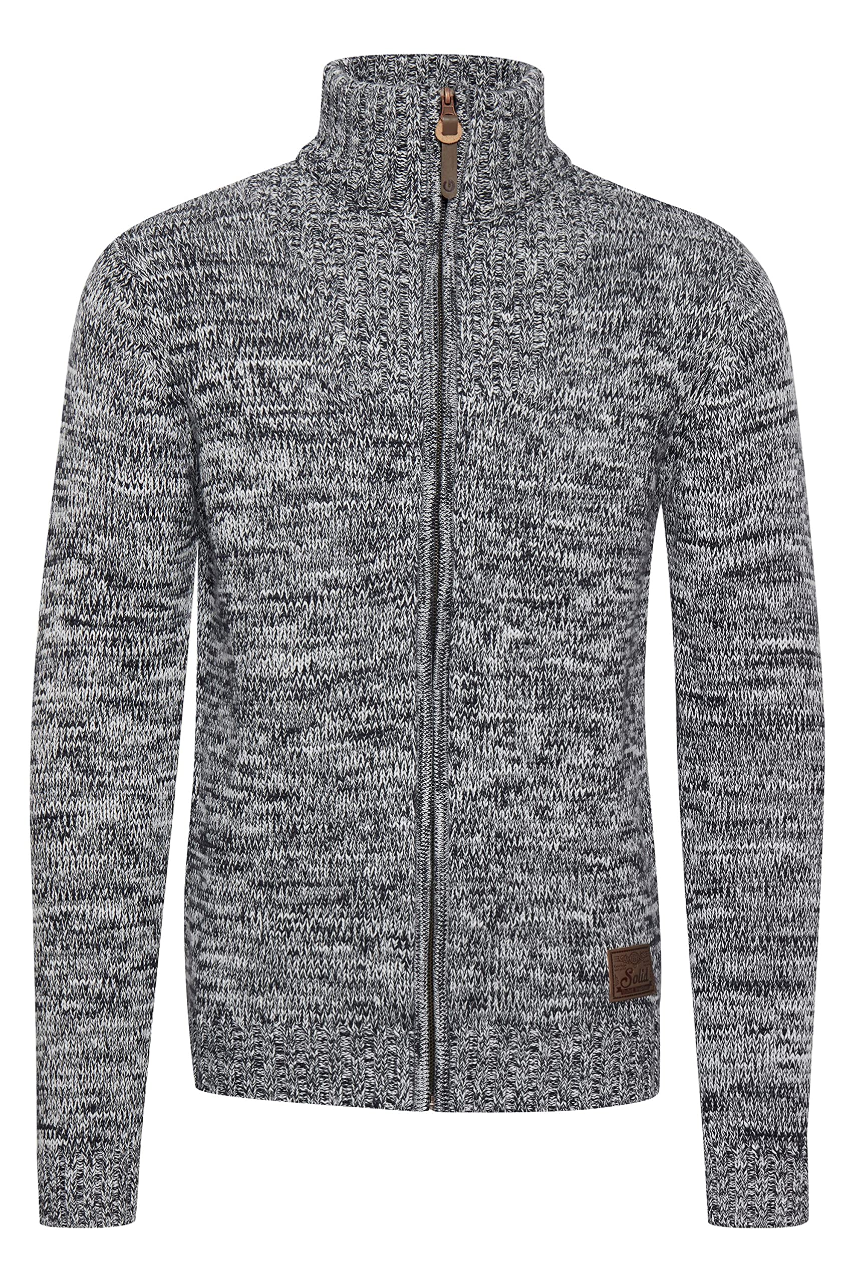 Pomeroy Cárdigan Chaqueta De Punto Grueso para Hombre con Cuello Alto 100% algodón