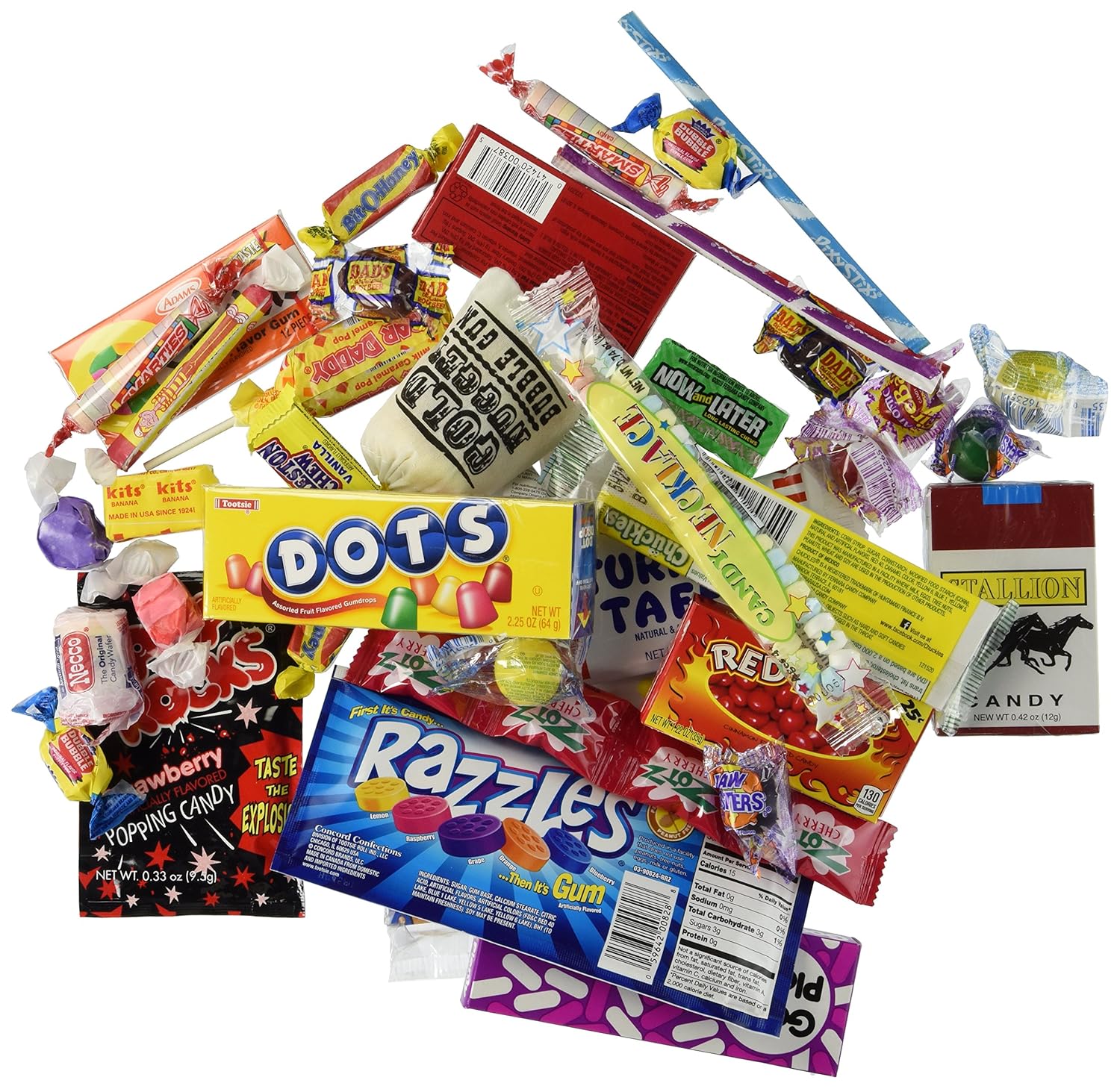 RETRO CANDY YUM ~ Care Package Assortment Gift Box Nostalgic Candy Mix from Childhood for Man or Woman Jr